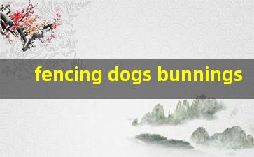  fencing dogs bunnings